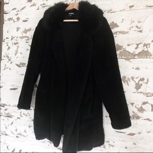 Black Sherpa express coat